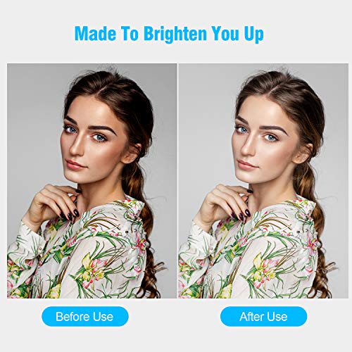 Selfie Ring Light with Tripod Stand and Cell Phone Holder for Live Stream, SPRITREE 10.2\