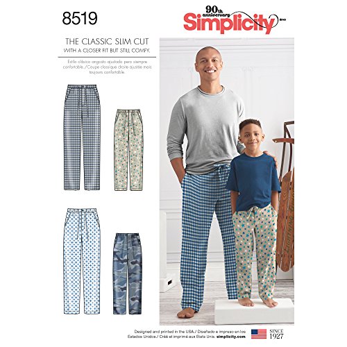 Simplicity Creative Patterns US8519A Sewing Pattern Sleepwear, A (S-L/X-Small-X-Large)