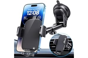 FESIYOYE Phone Holders for Your Car [Ultra-Durable Suction] Cell Phone Car Mount for Dashboard Windshield Air Vent Universal Automotive Accessories Car Mount Cradles Fit for iPhone Android Smartphones