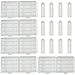 Lontenrea 10 PCS Transparent AA/AAA Battery Storage Case Box Holder and 12 PCS AAA to AA Battery Adapter Converter Adaptor
