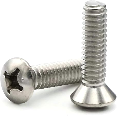 Phillips Oval Head Machine Screws 316 Stainless Steel 10 32 X 1