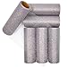 Bright Creations Tulle Rolls 6 Pack - Silver Glitter Tulle Fabric Roll - 6 inches x 10 Yards