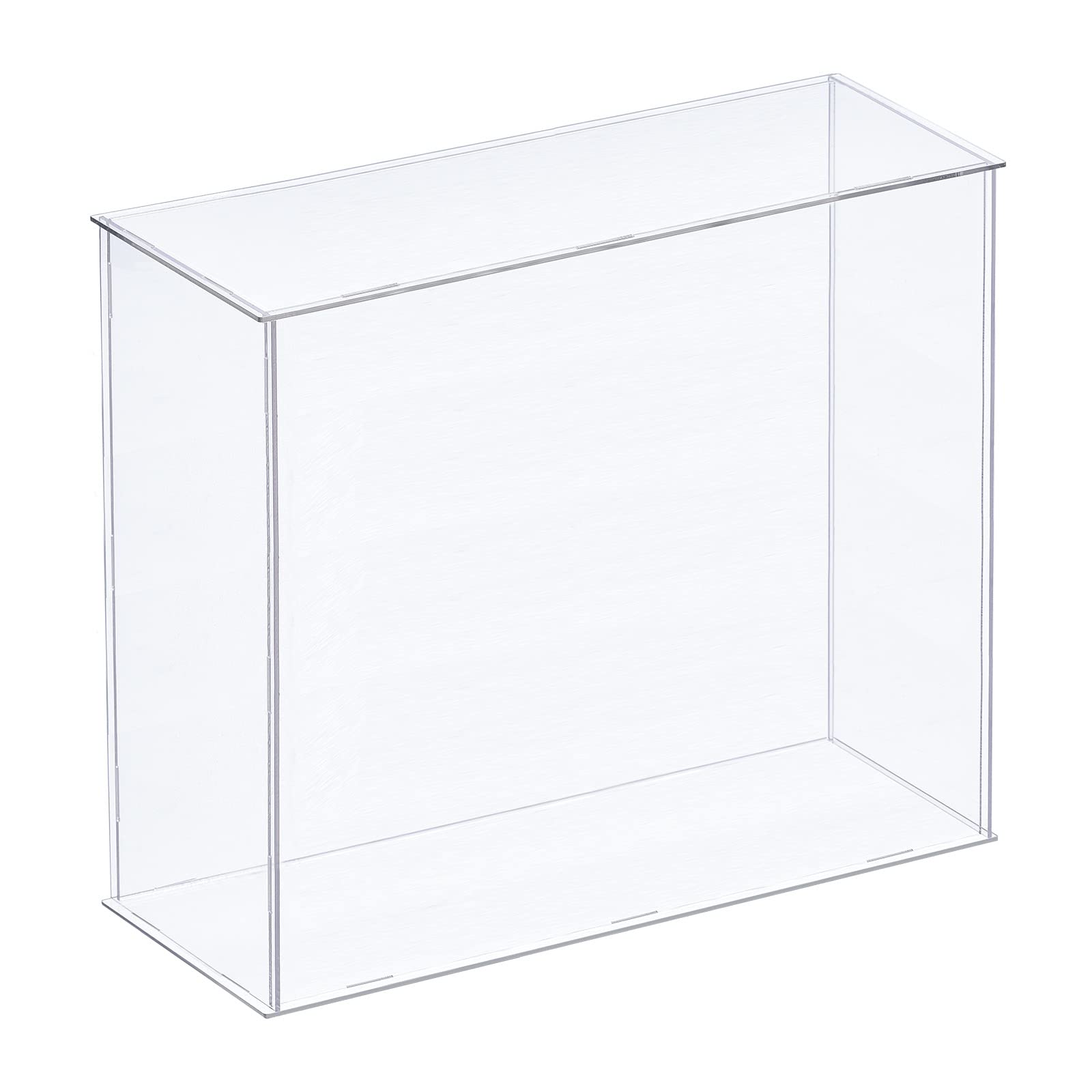 Photo 1 of MECCANIXITY Acrylic Display Case Plastic Box Clear Assemble Dustproof Showcase 12.2x4.3x10 Inch for Collectibles Items