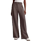NIMIN Women Wide Leg Pants High Waisted Business Casual Work Trousers Dressy Pants with Pockets