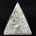 Rainbow Moonstone Pyramid with Black Tourmaline | High Quality Natural | Energy Generator | Reiki healing Stone | Approx. 1.5