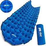 Alma Outdoors Sleeping Pad for Camping - Ultralight Sleeping Pad for Backpacking, Travel, Hiking and Camping - Heavy Duty Sleep Pad, Inflatable Air Mattress, Lightweight and Compact Air Pads with Bag