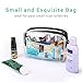 ProCase TSA Approved Clear Travel Toiletry Bag, Quart Size Zipper Organizer Airport Airline Compliant Bag Carry-On Luggage for Liquids Creams Gels 3-1-1 Kit (Set of 2, Large + Small)