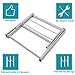 STORAGE MANIAC Clothes Drying Rack, Drying Rack Clothing, Laundry Drying Rack for Towel, Clothes Drying Rack Folding Indoor, Foldable Dryer Rack Outdoor, Laundry Rack with Rustproof Coating, Silvery