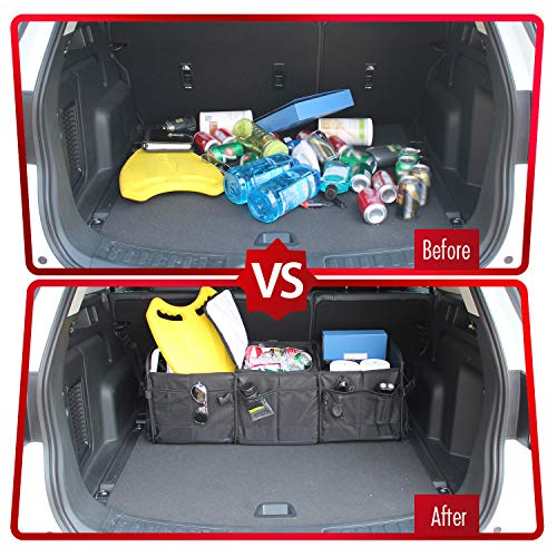 GEEDAR Trunk Organizer with Cooler Large Trunk Organizer with Builtin