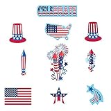 30 Piece Bulk Pack 4th of July Paper Cutout Decorations Patriotic Red White And Blue Party Favor Supplies Accessories For Indoor and Outdoor Use