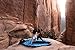 Klymit Insulated Double V Inflatable Sleeping Pad for Camping, Lightweight Hiking and Backpacking Air Bed For Cold Weather, 3 Inch Thick