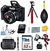Canon PowerShot SX410 is Digital Camera Bundle with Commander 32GB High Speed Memory Card + High Speed Memory Card Reader + Deluxe Camera Case + Flexible Spider Tripod + Commander Starter Kit