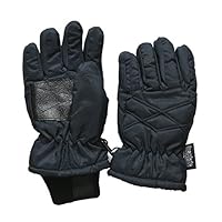 SANREMO Unisex Kids Thinsulate and Waterproof Cold Weather Ski Gloves(13-16 Years, Navy)