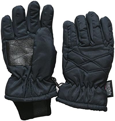 SANREMO Unisex Kids Thinsulate and Waterproof Cold Weather Ski Gloves(13-16 Years, Navy)