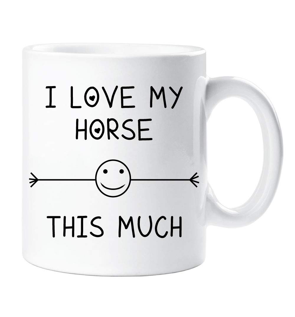 60 Second Makeover Limited I Love My Horse This Much Mug Friend Birthday Gift Christmas Novelty Humour Funny Horse Lover