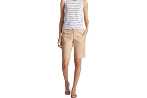 Lee Women's Relaxed Fit Avey Knit Waist Cargo Bermuda Short