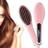 Hair Straightener, Beauty star Professional Detangling Hair Brush Hair Styling Digital Comb Straightening Irons Brushes