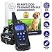 Shock Training Collar For Dogs - Rechargeable With Remote - Waterproof Dog Bark Collar - Safe & Humane - Vibration, LED Light & Beep