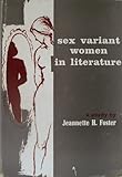 Sex Variant Women in Literature by 