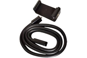 Sewroro Flexible Phone Holder Mobile Stand for Bed Car Stroller Wrap-Around Mount Black Practical and Easy