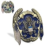 United States Military Family Challenge Coin US Army USN USAF USMC USCG Veteran Collection Gift