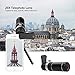 20X Telephoto Lens, UMTELE Phone Camera Lens Kit, 2 in 1 Telephoto Lens + 180° Fisheye Lens + Mini Tripod Compatible with iPhone Xs Max 8 7 6 Plus, Samsung and Other Android Phone