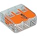 Wago 221-413 LEVER-NUTS 3 Conductor Compact Connectors 100 PK