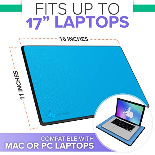 DefenderPad Laptop EMF Radiation Protection & Heat Shield by DefenderShield - Anti Radiation Laptop Computer Pad & EMF Blocker Lapdesk Compatible up to 17" Chromebook, MacBook - Thumbnail 5