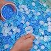 FansArriche Ocean Water Beads for Kids Tactile Sensory Experience, 12 Oz Blue Growing Beads with Counting Spoon