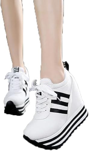 Amazon ラピス レデース キャンバス スニーカー 超ハイヒール 厚底 インヒール カジュアル 運動靴 シューズ ラピス Lapis スニーカー
