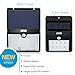 AMIR Solar Lights, 16 LED Solar Motion Sensor Light, Wireless Garden Security Light, Outdoor Solar Wall Light for Patio Deck, Yard, Garden, Driveway - Waterproof Security,Pack of 2