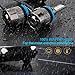 KUYANG H11/H8/H9 LED Headlight Bulbs Conversion Kit, DOT Approved, Single Beam Light Bulbs (High or Low), Halogen Headlight Replacement, COB Chips-6000LM 6000K Xenon White (2 Pack)