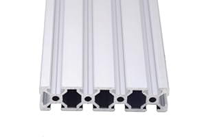 ORGRY 1 Pc 500mm 2080 CNC 3D Printer Parts European Standard Anodized Linear Rail Aluminum Profile Extrusion for DIY 3D Printer (500mm)