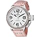 T.W. Steel Women's TW36 Canteen Pink/White Stainless Steel Watch