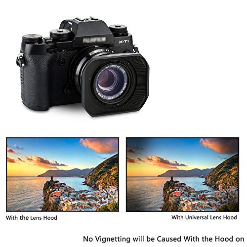 Camera Lens Hood JJC Hood Shade for Fuji Fujifilm FUJINON XF