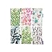 Chris.W Plastic Binder Index Dividers, 6-Tab, Assorted Designs, Match for Standard A6 Size 6-Ring Planners