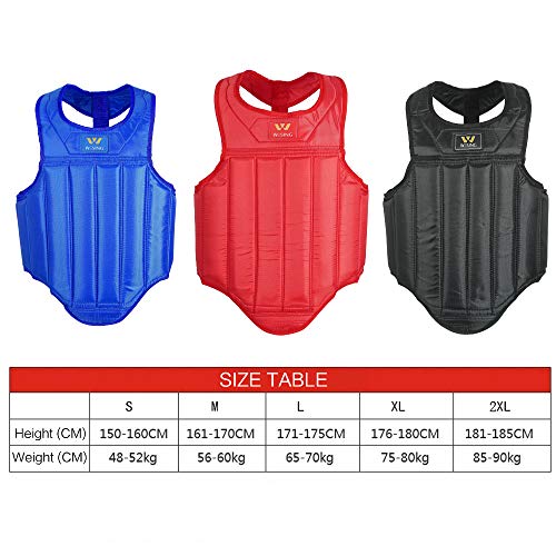 image for W WESING Wesing Martial Arts Muay Thai Boxing Chest Protector MMA Sand