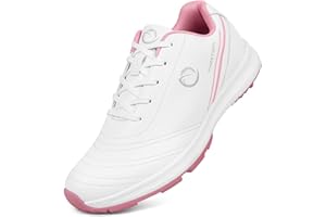 ADDALLAN Women's Golf Shoes Waterproof Spikeless Ladies Golf Sport Sneakers Professional Golfing Trainers Shoes for Women Out