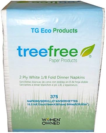 Green2 Tree Free Dinner Napkins, 8 Count