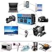 500W Car Power Inverter, Jacknthe DC 12V to 110V AC Digital Display Converter for Car Battery, with 2 AC Outlets 2 Cigarette Lighter Sockets and 9.6A 4 USB Ports DC to AC Inverter