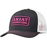 Ariat Ladies Cap with Embroidered Patch - Black/Pink