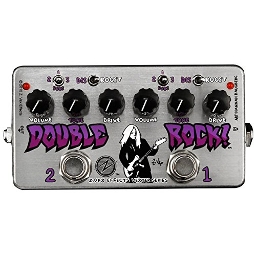 ZVEX Double Rock Vexter Series Distortion Boost Guitar Pedal