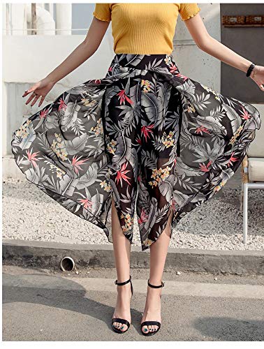 Rljjcs Tendencia De Moda Pantalones Silvestres Pantalones Anchos