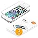 iPhone 5 5S SE Screen Protector 3 Pack, UPPERCASE Premium Tempered Glass Screen Protector for iPhone 5, 5S, SE, 4 inch Screen