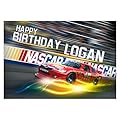 Nascar Speed Birthday Banner Personalized Custom Party Backdrop Decoration
