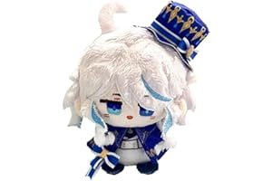 KILA MILA Anime Lynette Lyney Freminet Clorinde Furina Cute 12cm Sitting Posture Plush Dango Dolls Bag Pendant Keychain Gift (Furina)