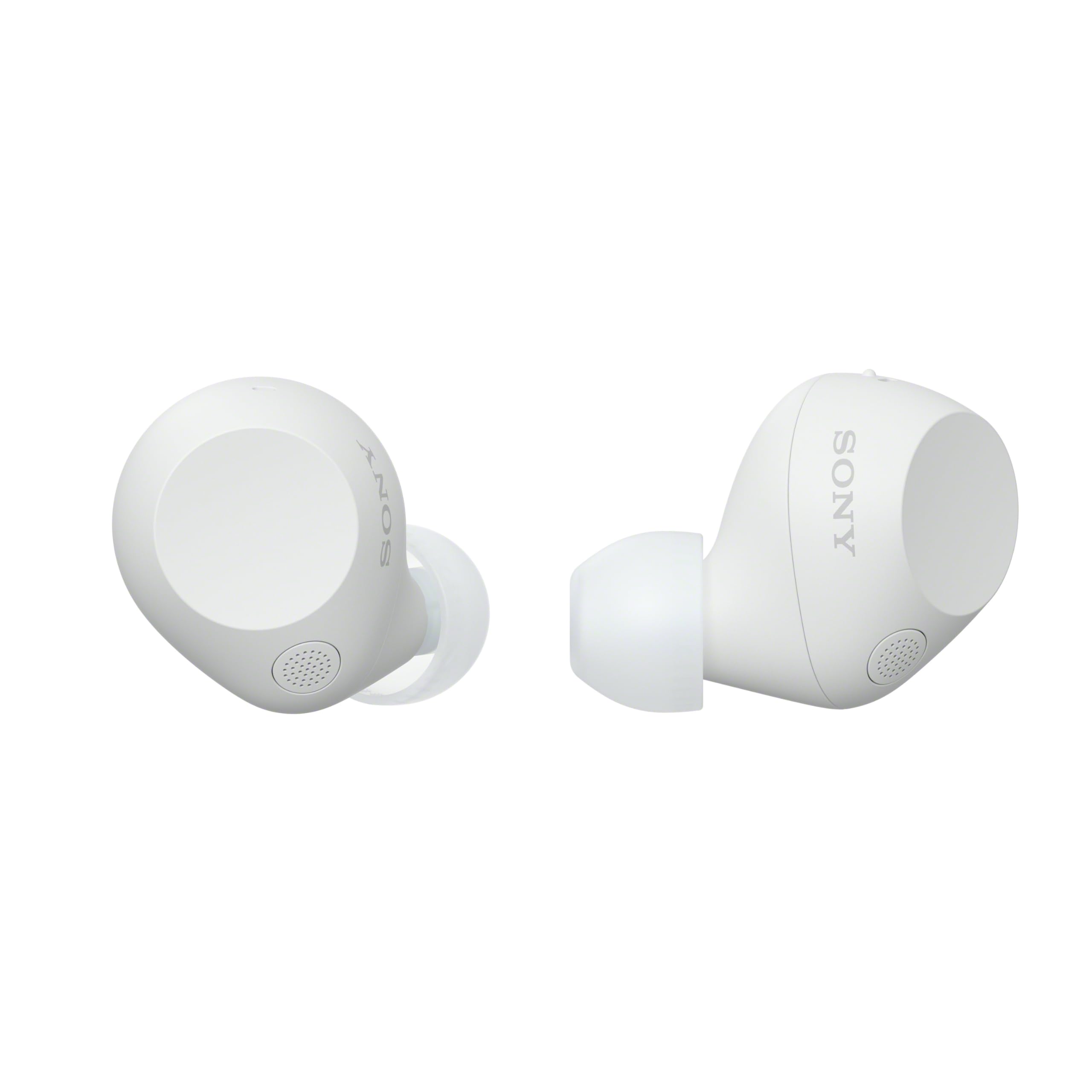 Sony WF-C710N Auricolari True Wireless con Noise Cancelling, leggeri, controlli touch, connessione multipoint, IPX4, batteria fino a 40 ore, ricarica rapida, iOS e Android - White