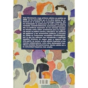 Diccionario de sociología / Dictionary of Sociology (Spanish Edition)