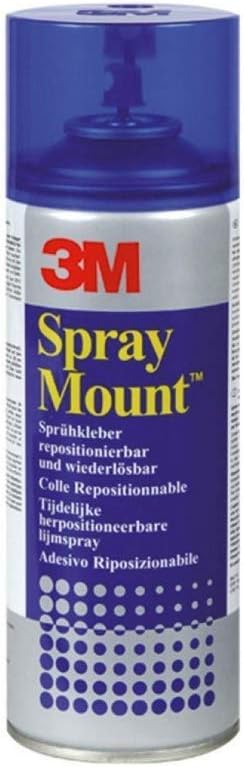 3M SprayMount Permanent Spray Adhesive 1 Can 400 ml, transparent, Standard