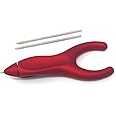 PenAgain Ergo-Sof Retractable Ballpoint Pen with 2 Refills Per Pen, Red, Black Ink
